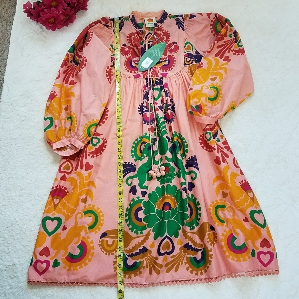 FARM Rio Peach Amulet Midi-Dress - Picture 8 of 16